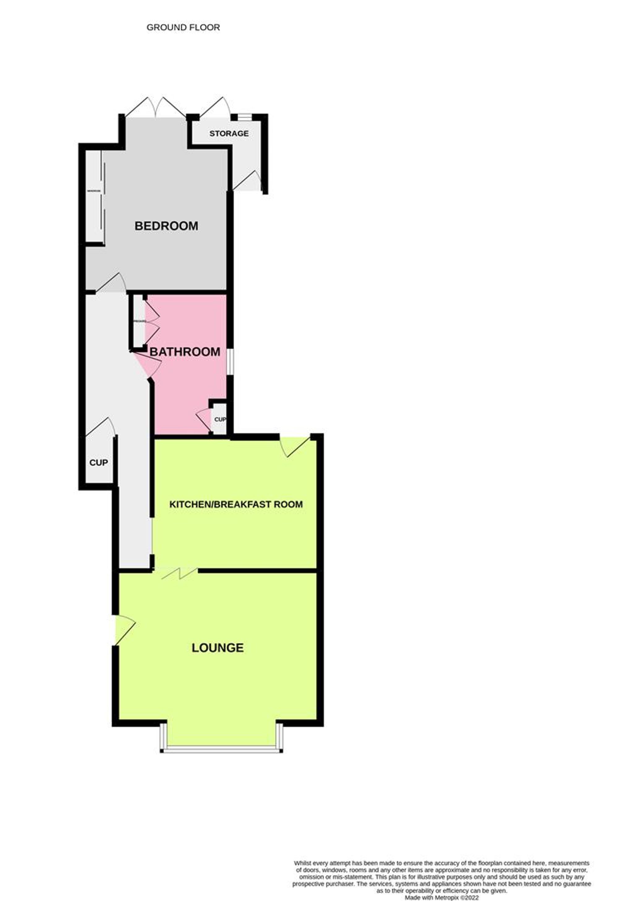 GFF, 22 Harrow Road, Worthing floorplan