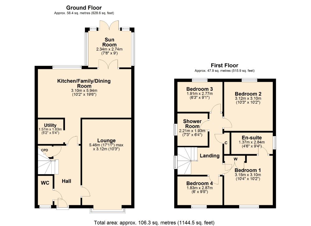 4 Bedrooms Detached house for sale in Howarth Way, Marina Park, Northampton NN5