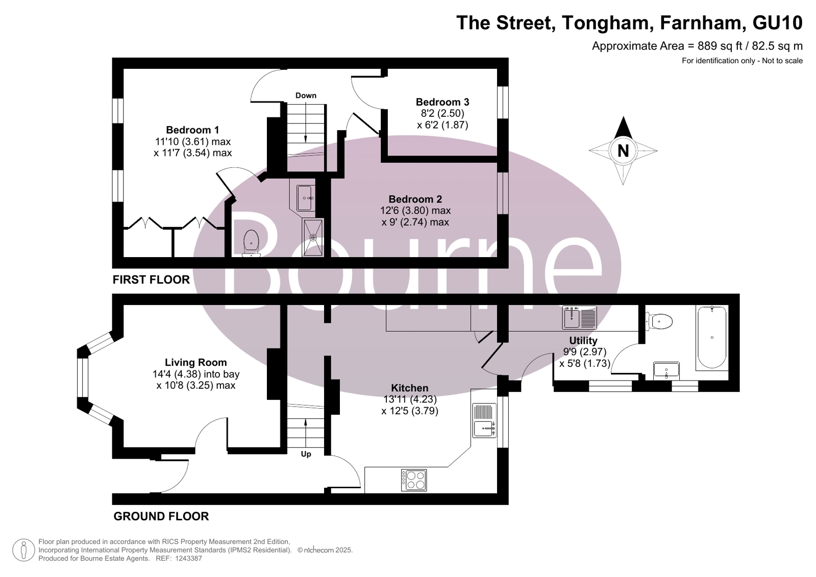 87, The Street, Farnham floorplan