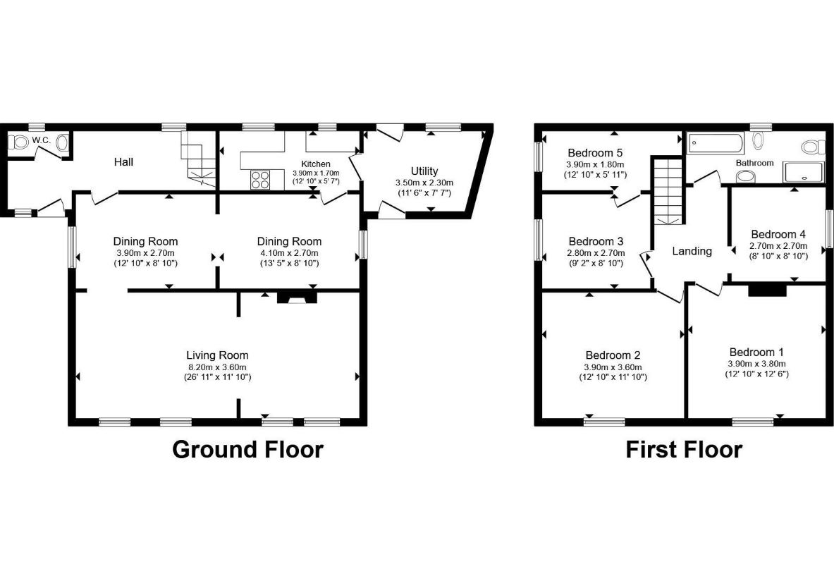 2, Vicarage Street, North Walsham floorplan