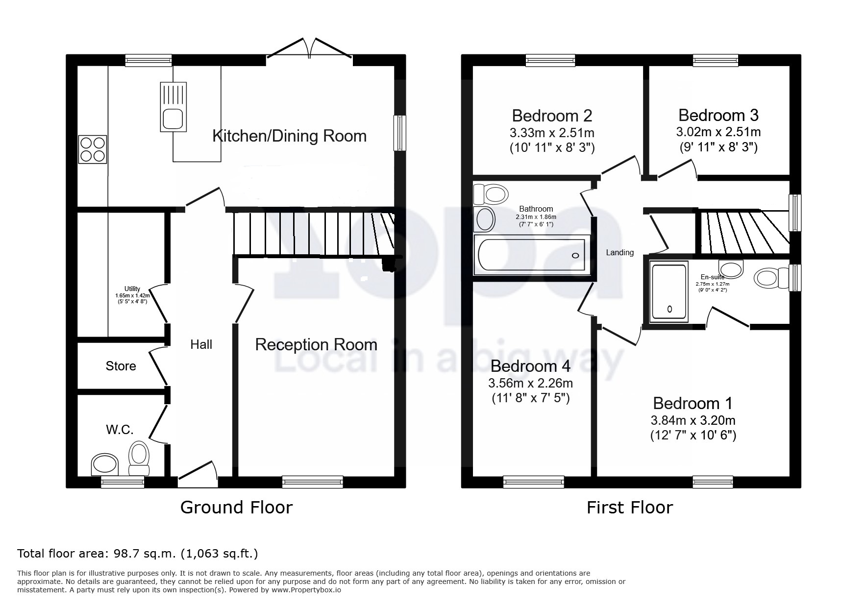 7, Harris Way, Bishop's Stortford floorplan