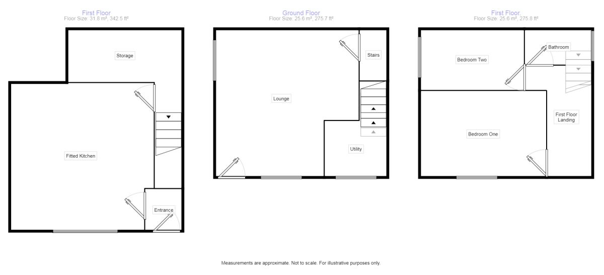 2 Bedrooms Semi-detached house to rent in Main Road, Denholme, Bradford BD13