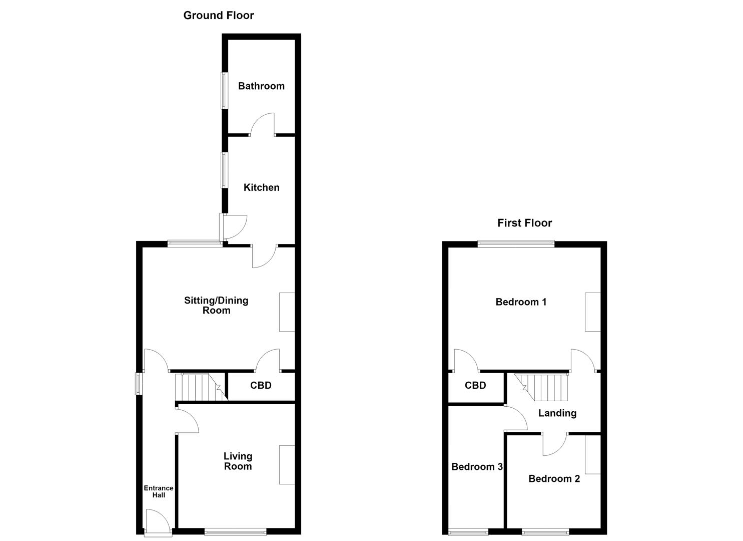 38, Grime Lane, Sharlston Common floorplan