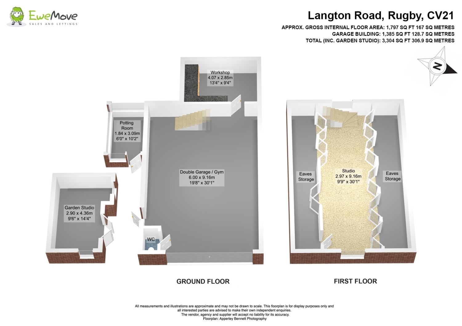 LANGTON ROAD, RUGBY floorplan
