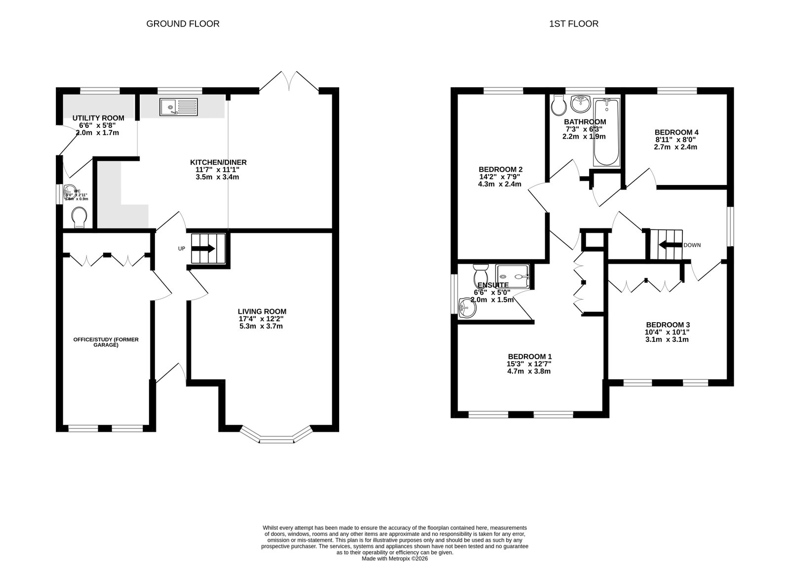 15, South Brent Close, Brent Knoll floorplan