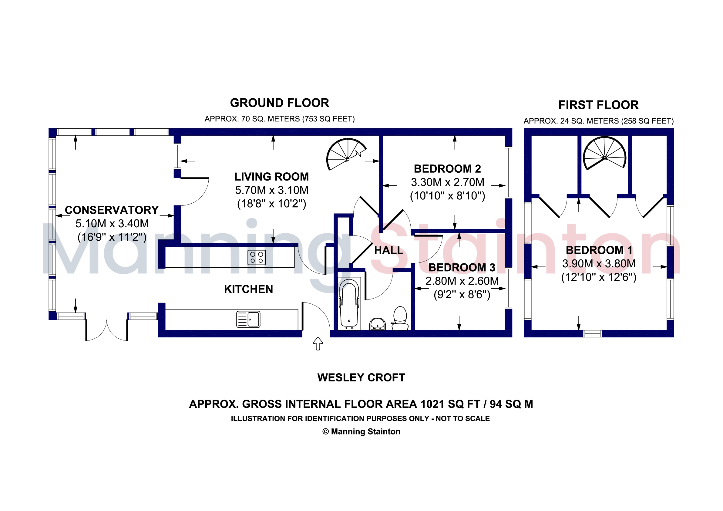 26A, Wesley Croft, Leeds floorplan