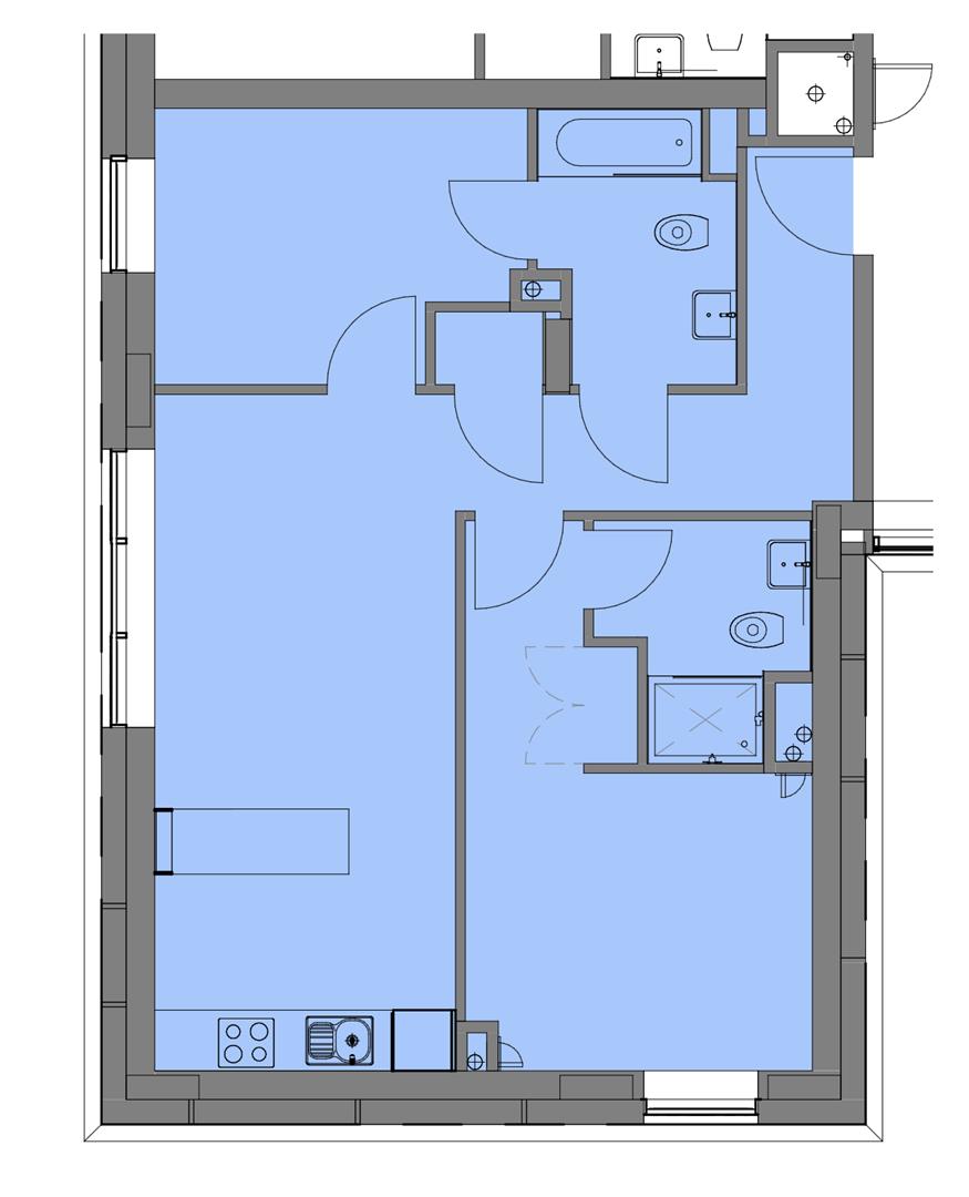 126, One Vesta Street, Manchester floorplan