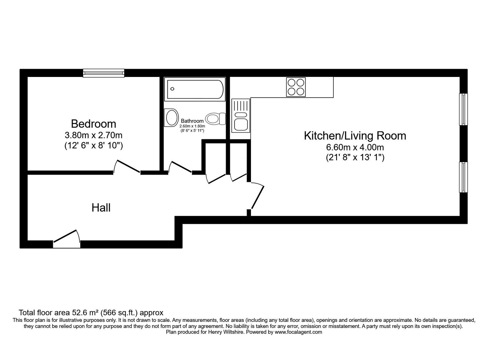 Apartment 8, 2 Southern Street, Manchester floorplan