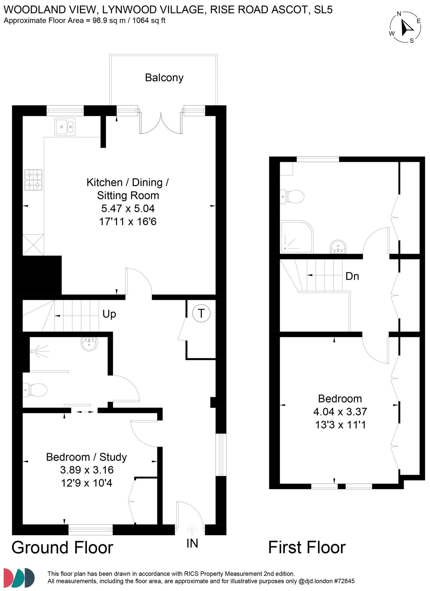 26 Woodland View, Rise Road, Ascot floorplan