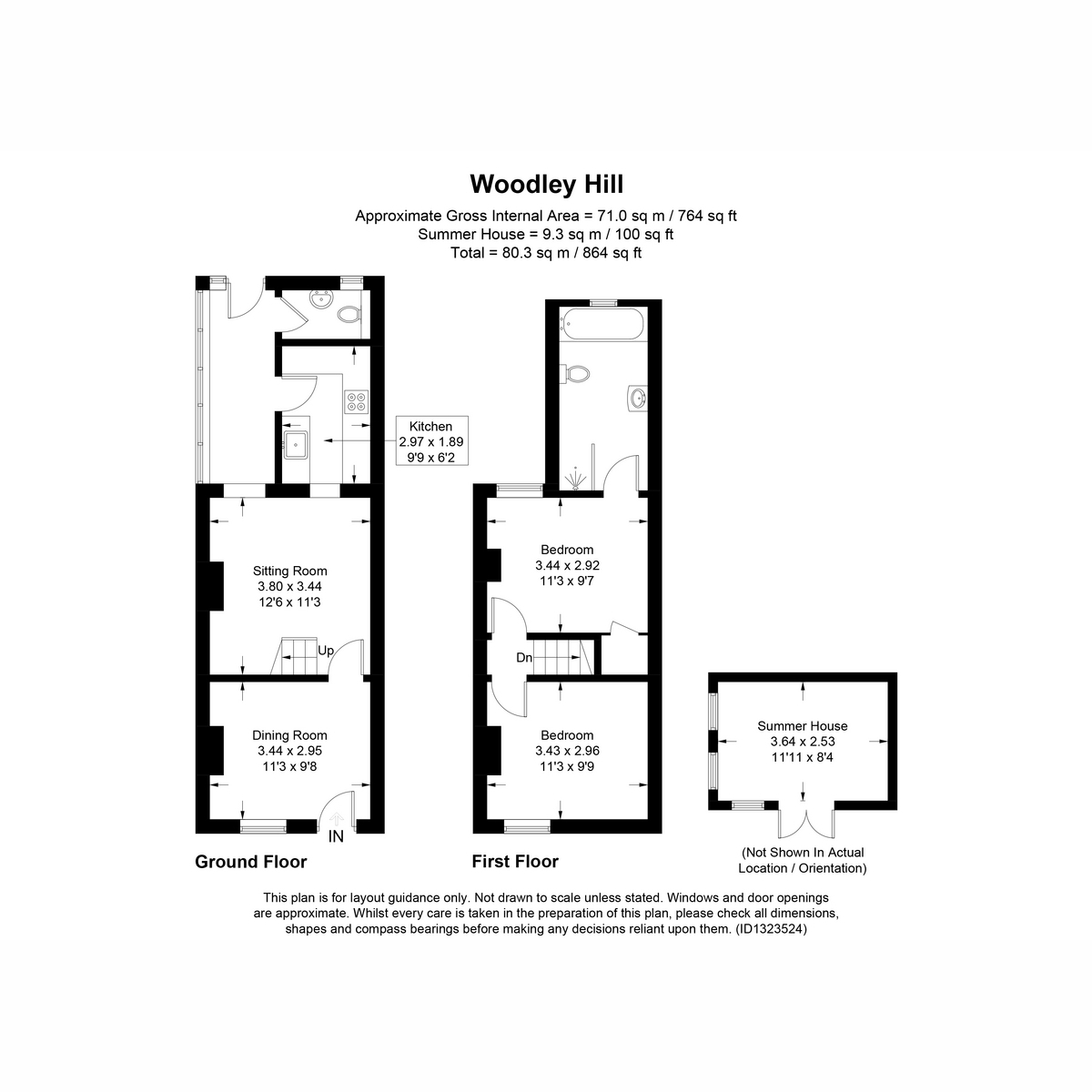 1, Woodley Hill, Chesham floorplan
