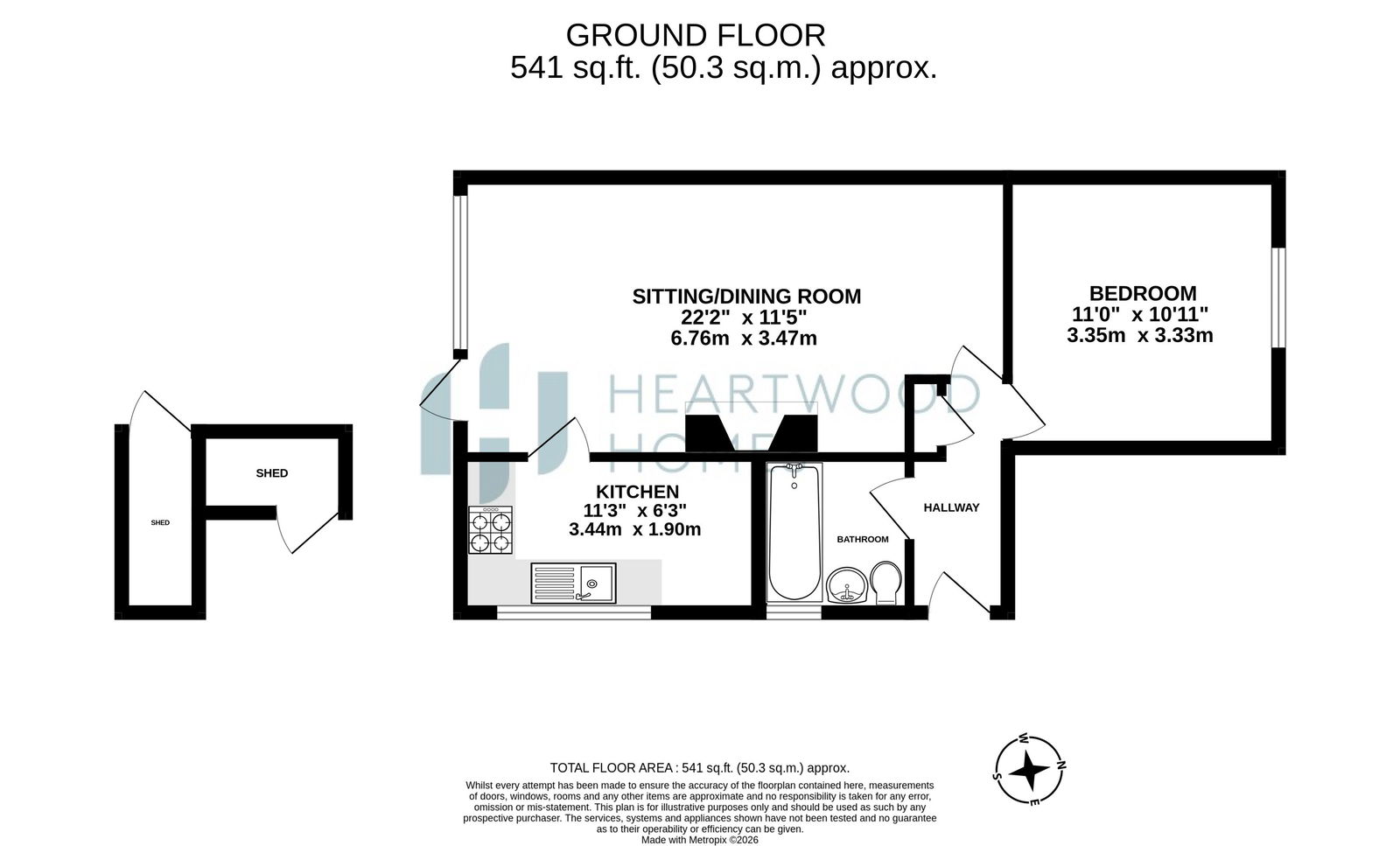 13, Therfield Road, St. Albans floorplan