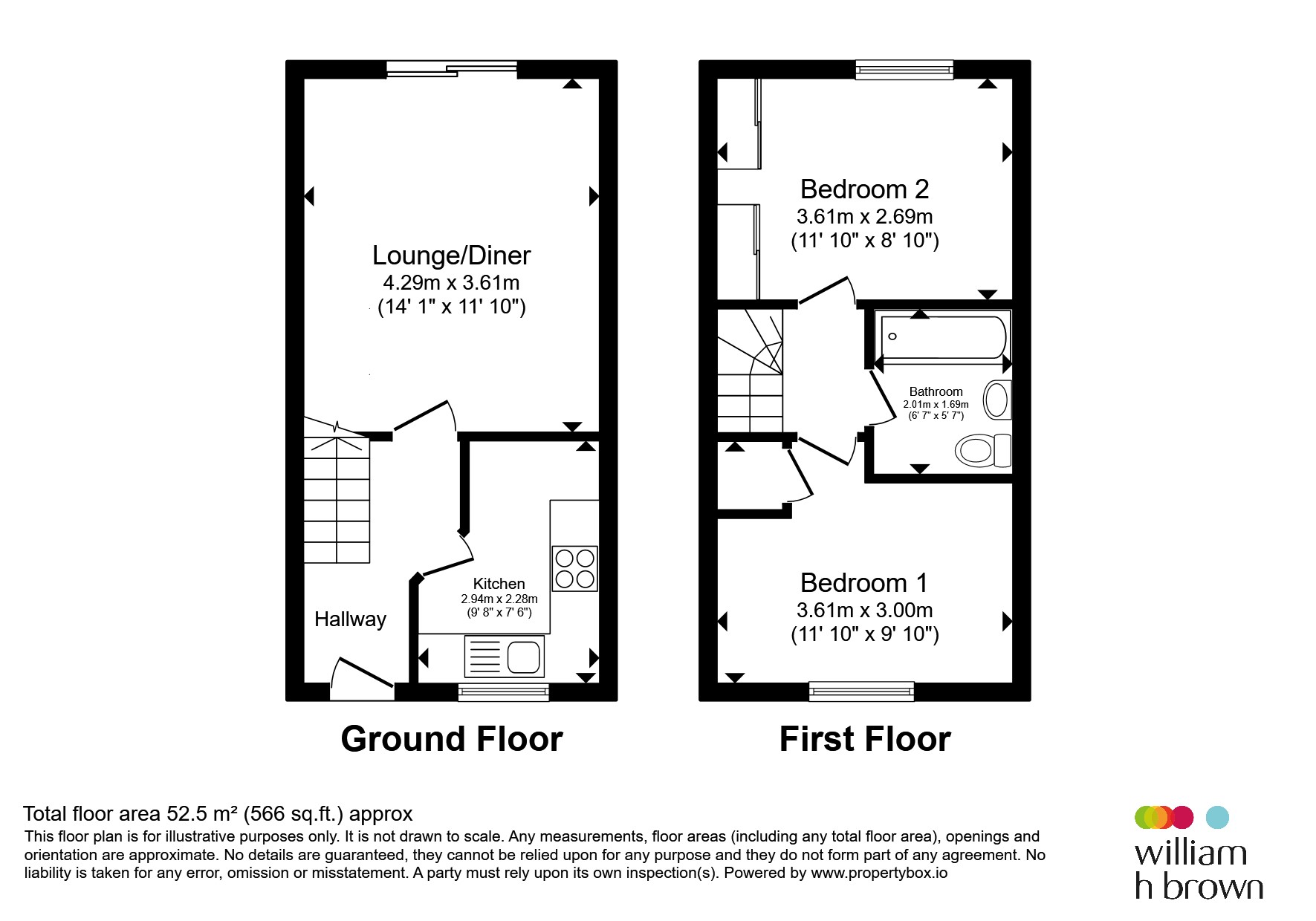 55, Neuville Way, Kettering floorplan