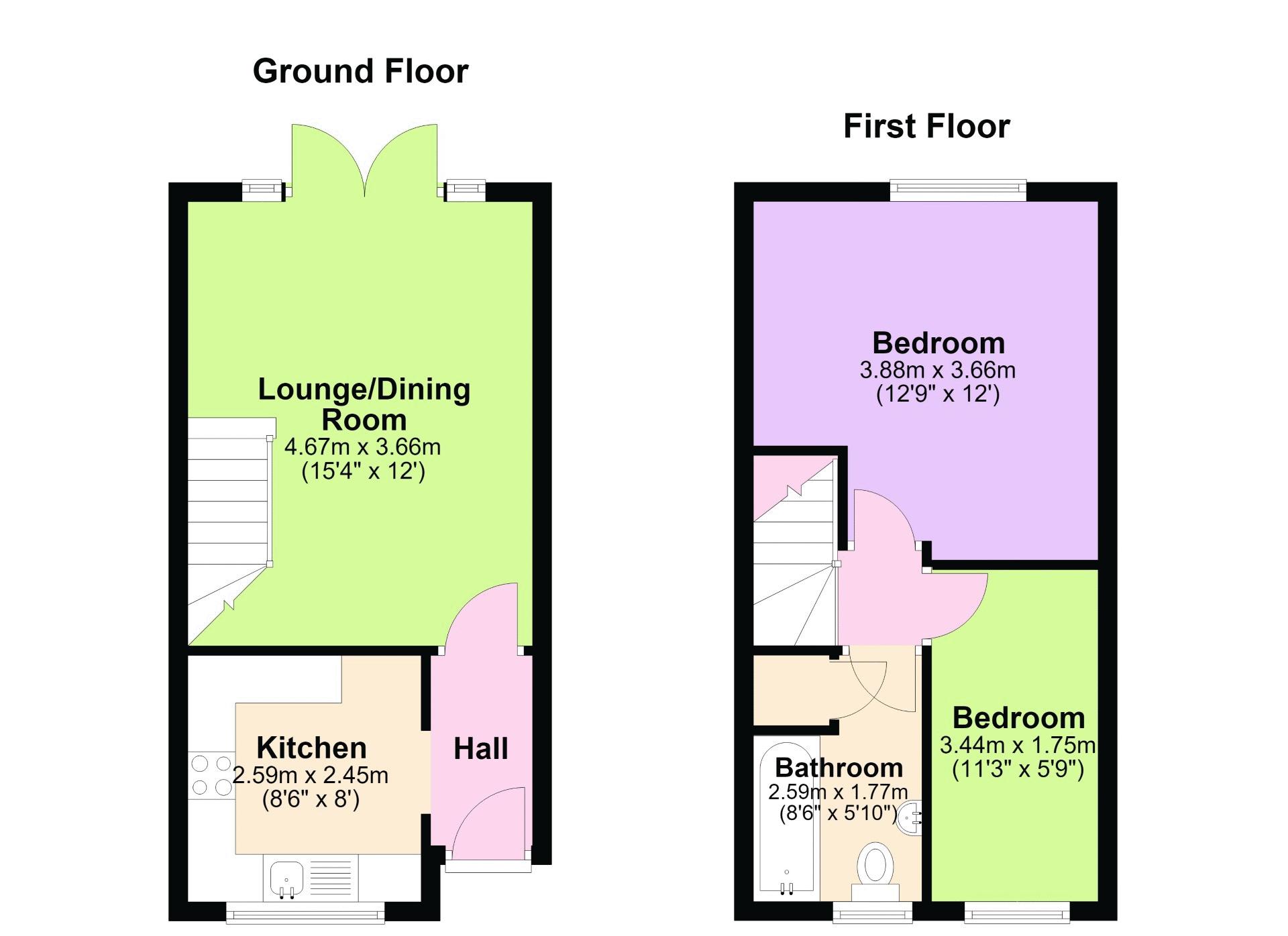 102, St. Davids Crescent, Newport floorplan