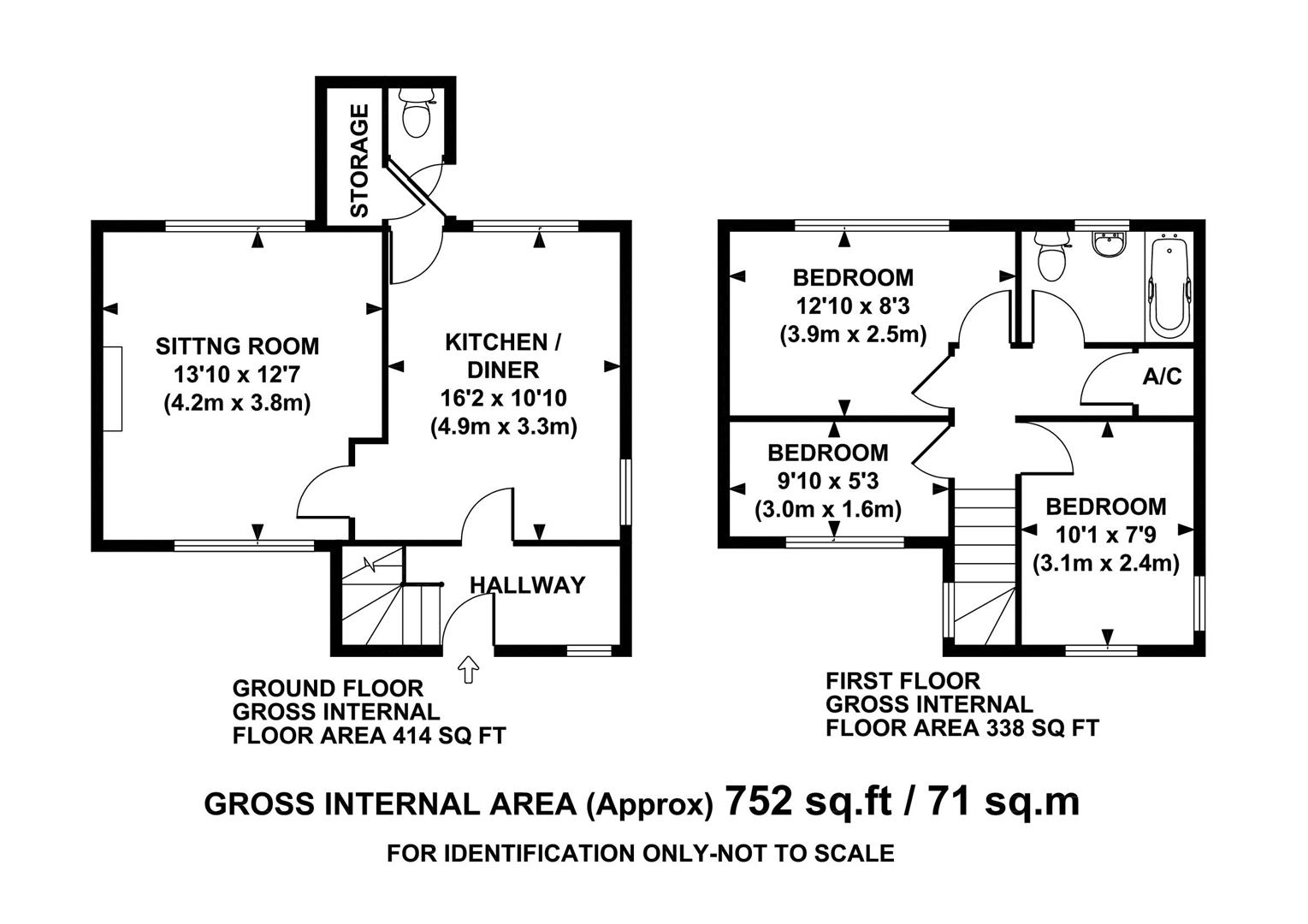 3 Bedrooms Semi-detached house for sale in High Street North, Stewkley, Leighton Buzzard LU7