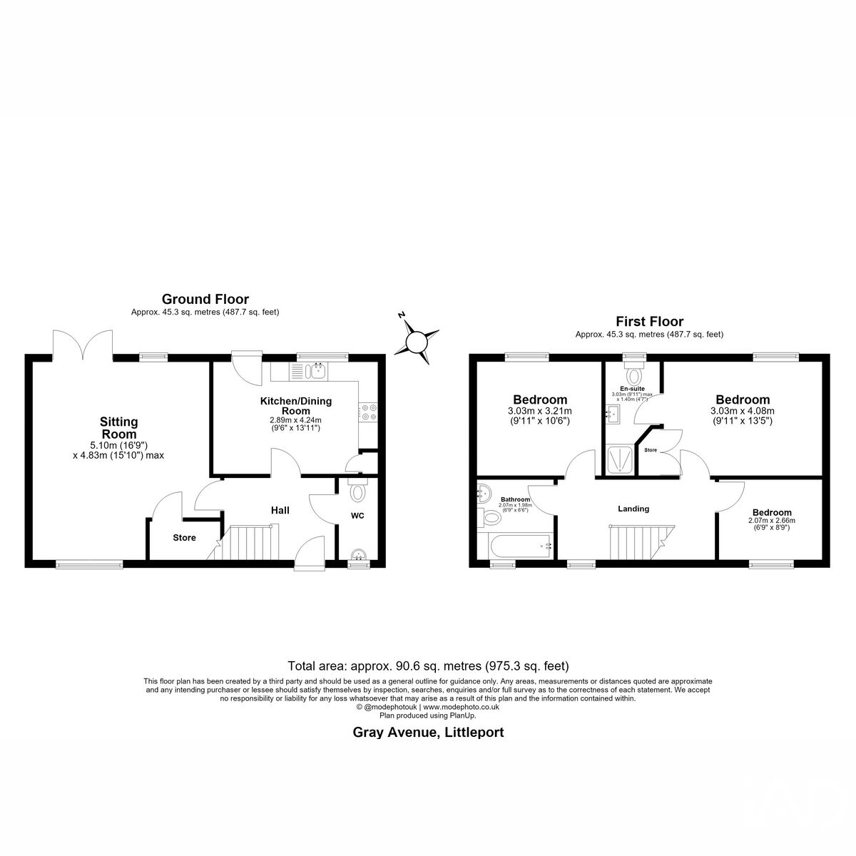 24, Gray Avenue, Ely floorplan