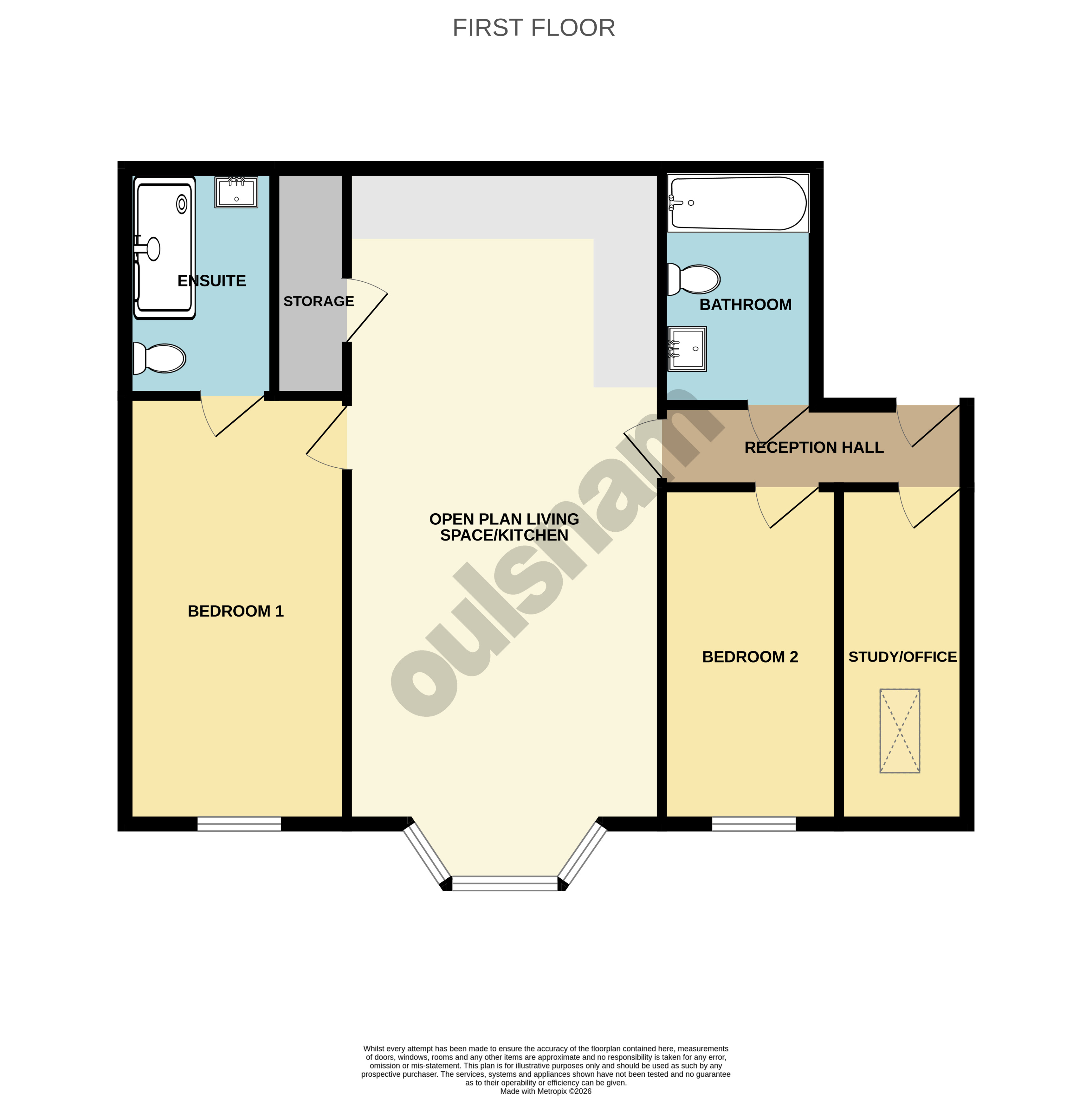 Apartment 8, 39, Wake Green Road, Birmingham floorplan