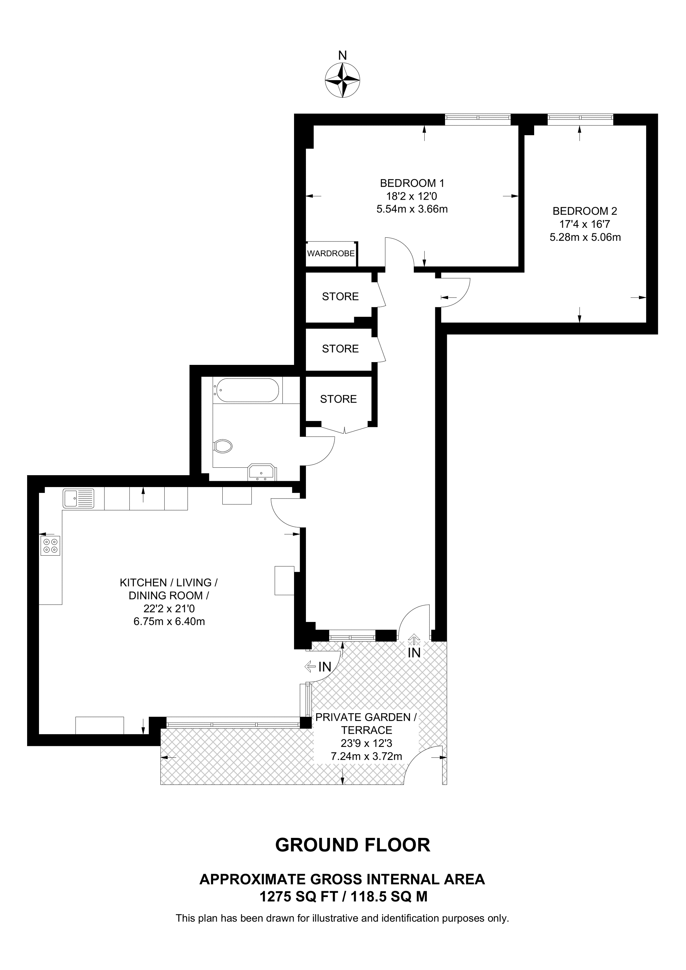 The Highway, Shadwell floorplan
