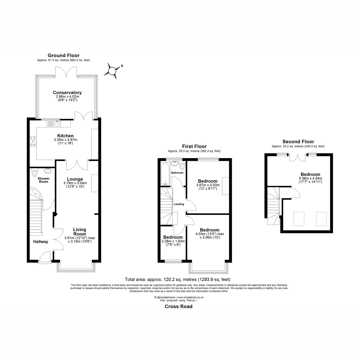 61, Cross Road, Mawneys floorplan