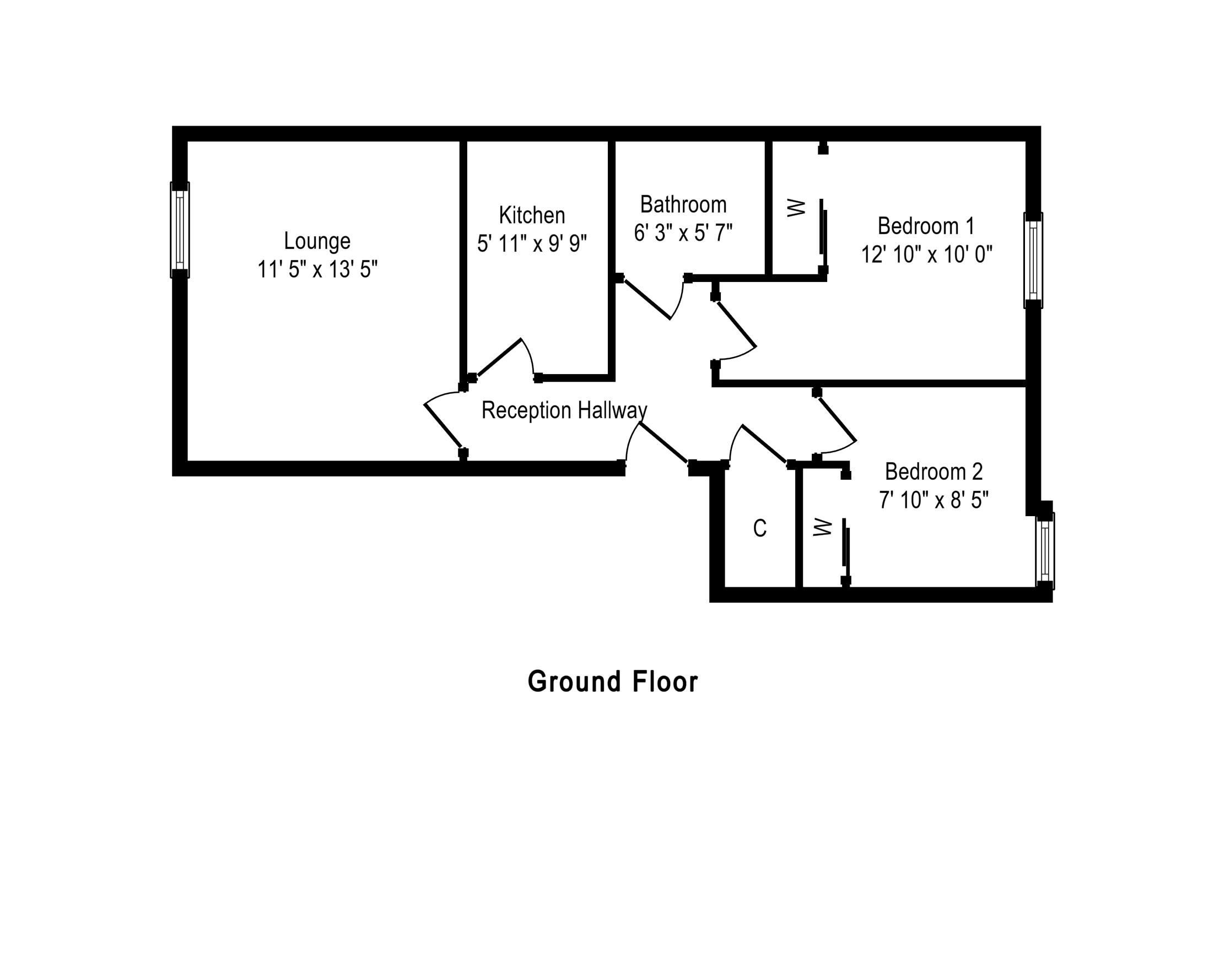10 Queens Crescent, Livingston floorplan
