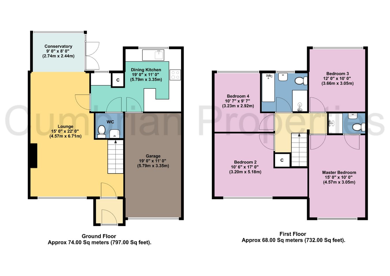 16, Long Marton Road, Appleby-in-Westmorland floorplan