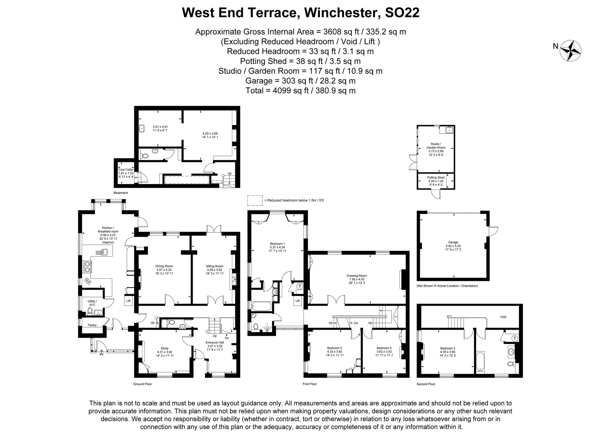 23 West End Terrace, Winchester floorplan