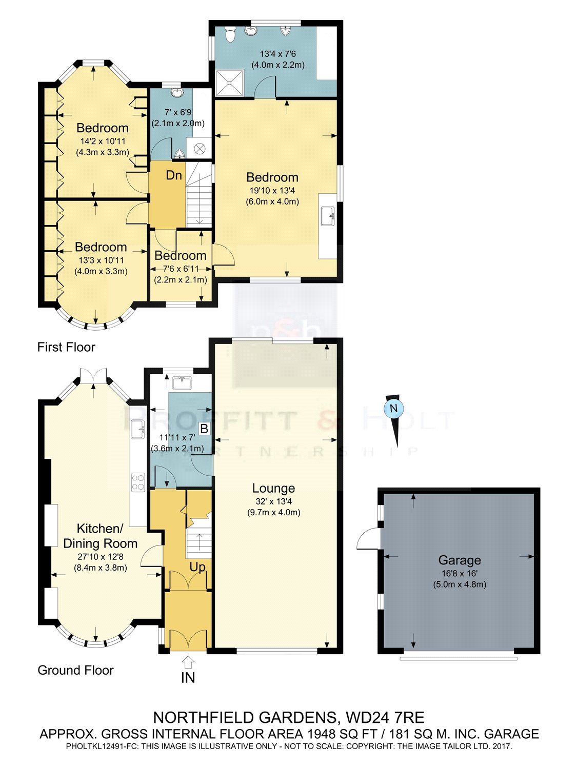 4 Bedrooms Semi-detached house for sale in Northfield Gardens, Watford WD24