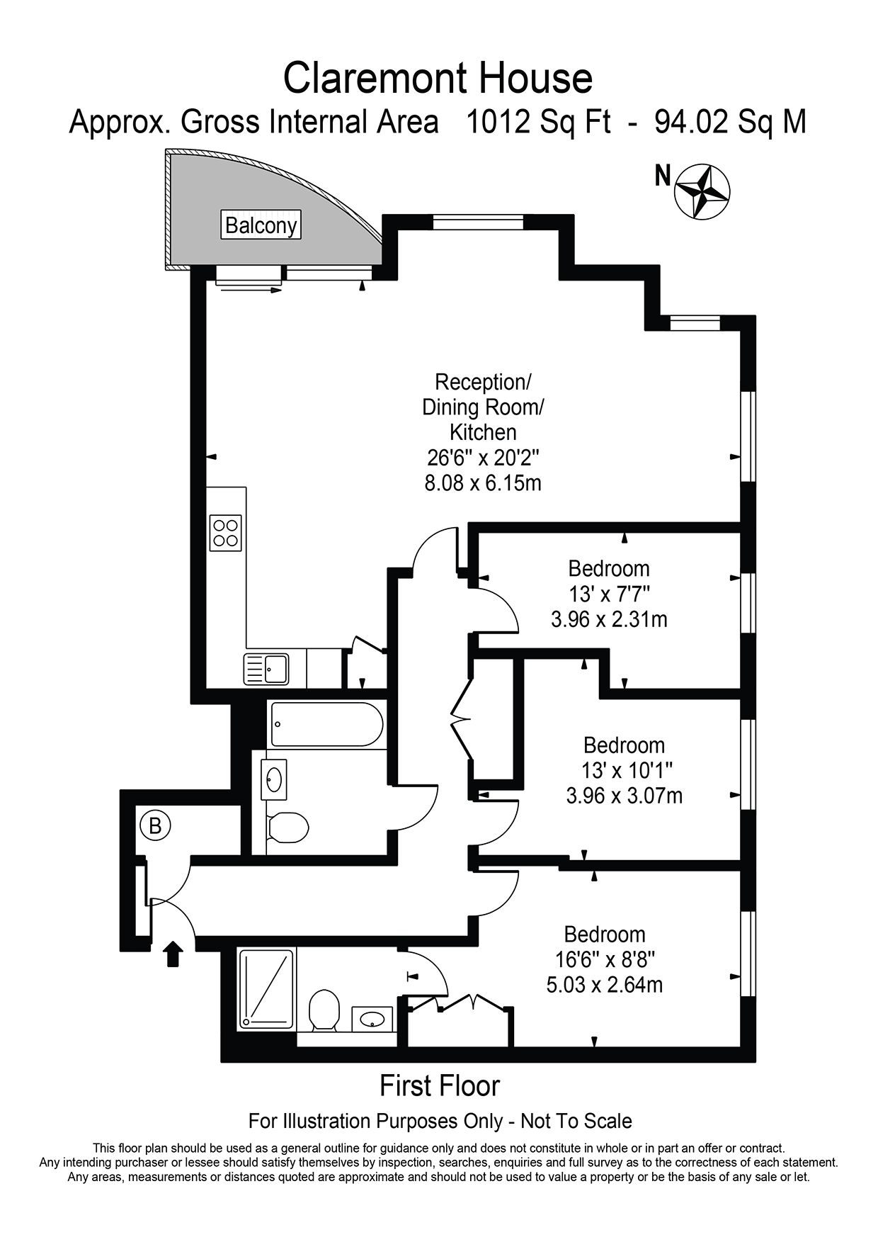 Claremont House , London floorplan