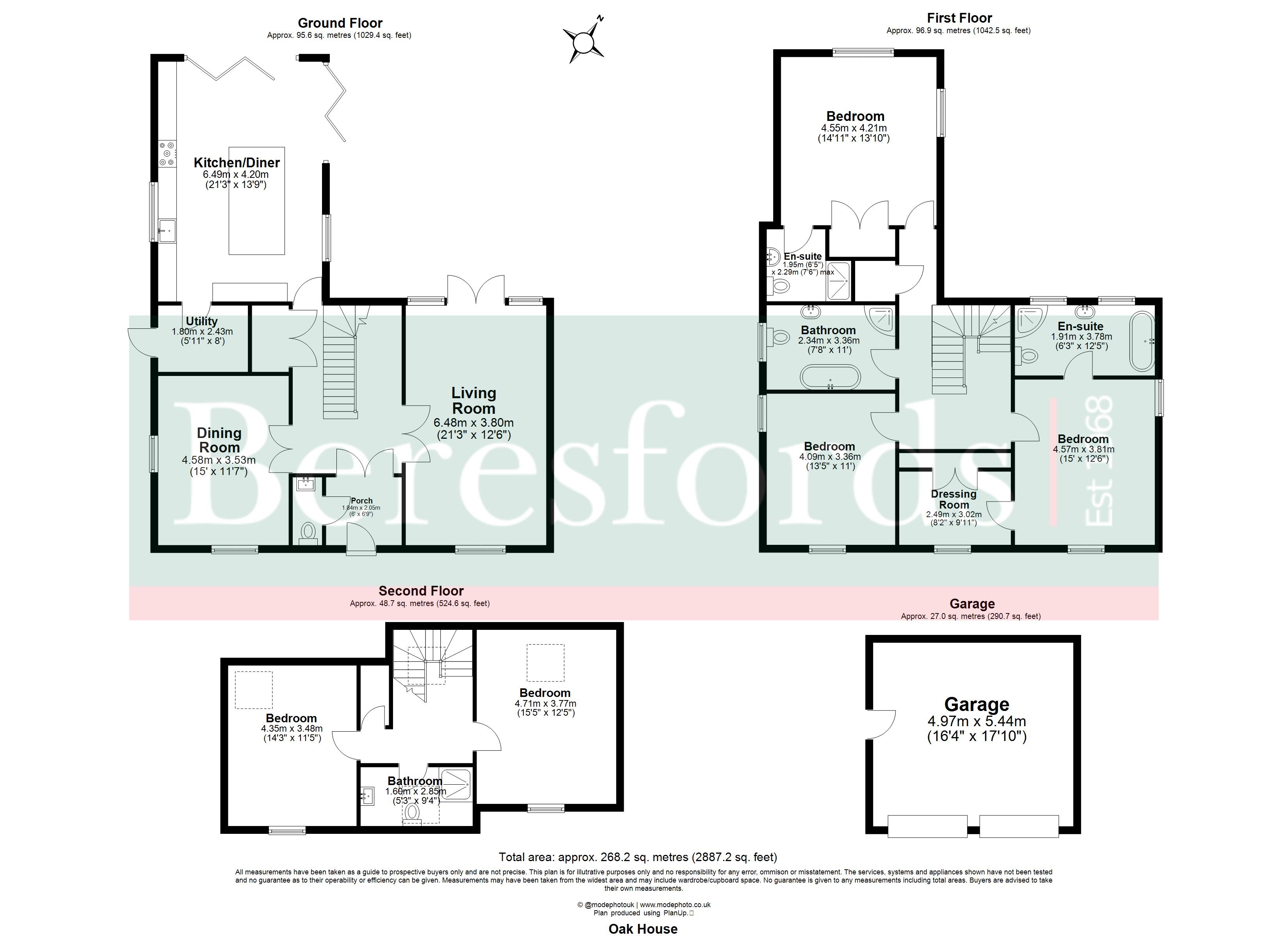 Oak House, 15, Ickworth Close, Braintree floorplan