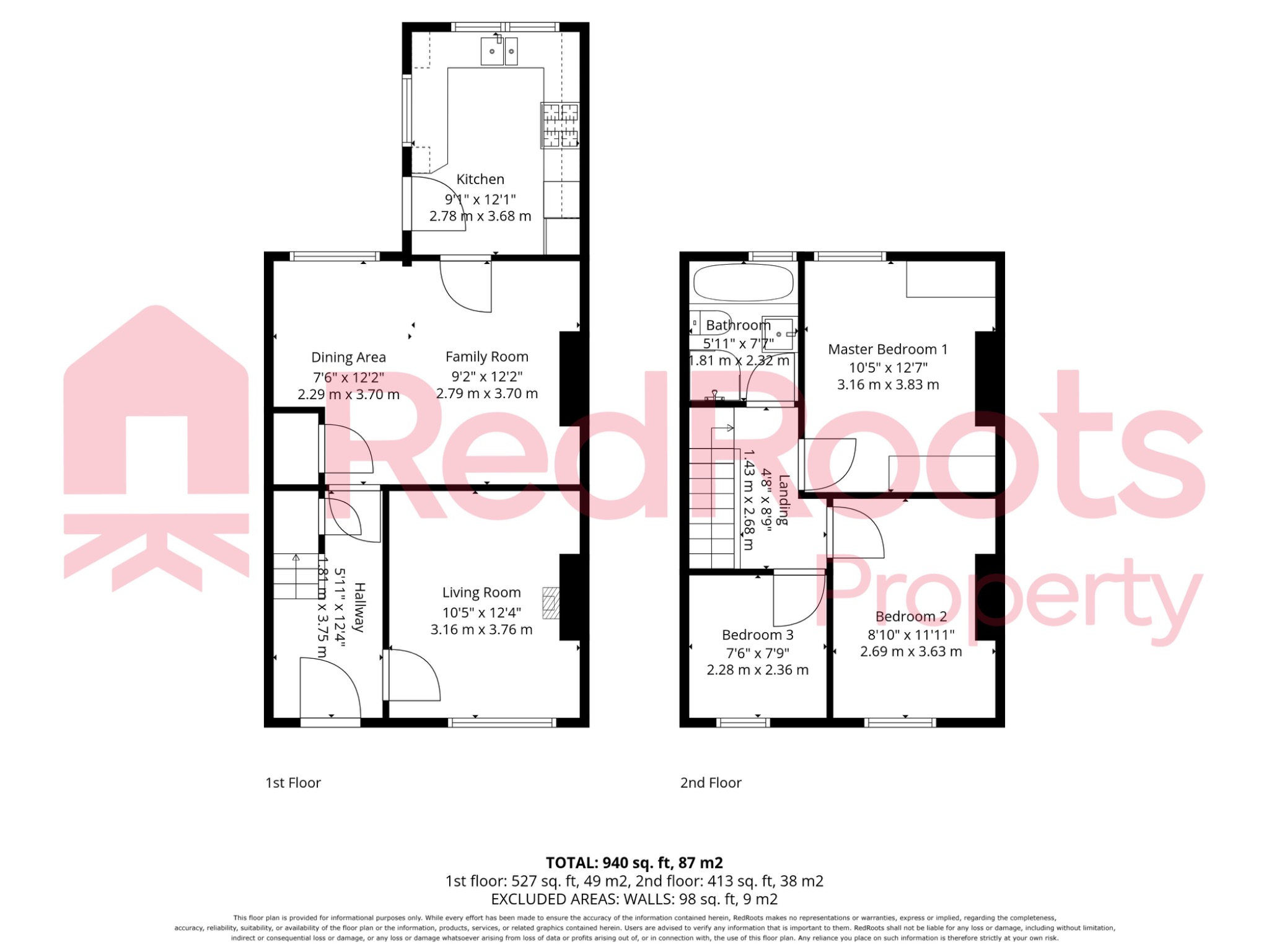3 Swan Street, Bentley, South Yorkshire floorplan