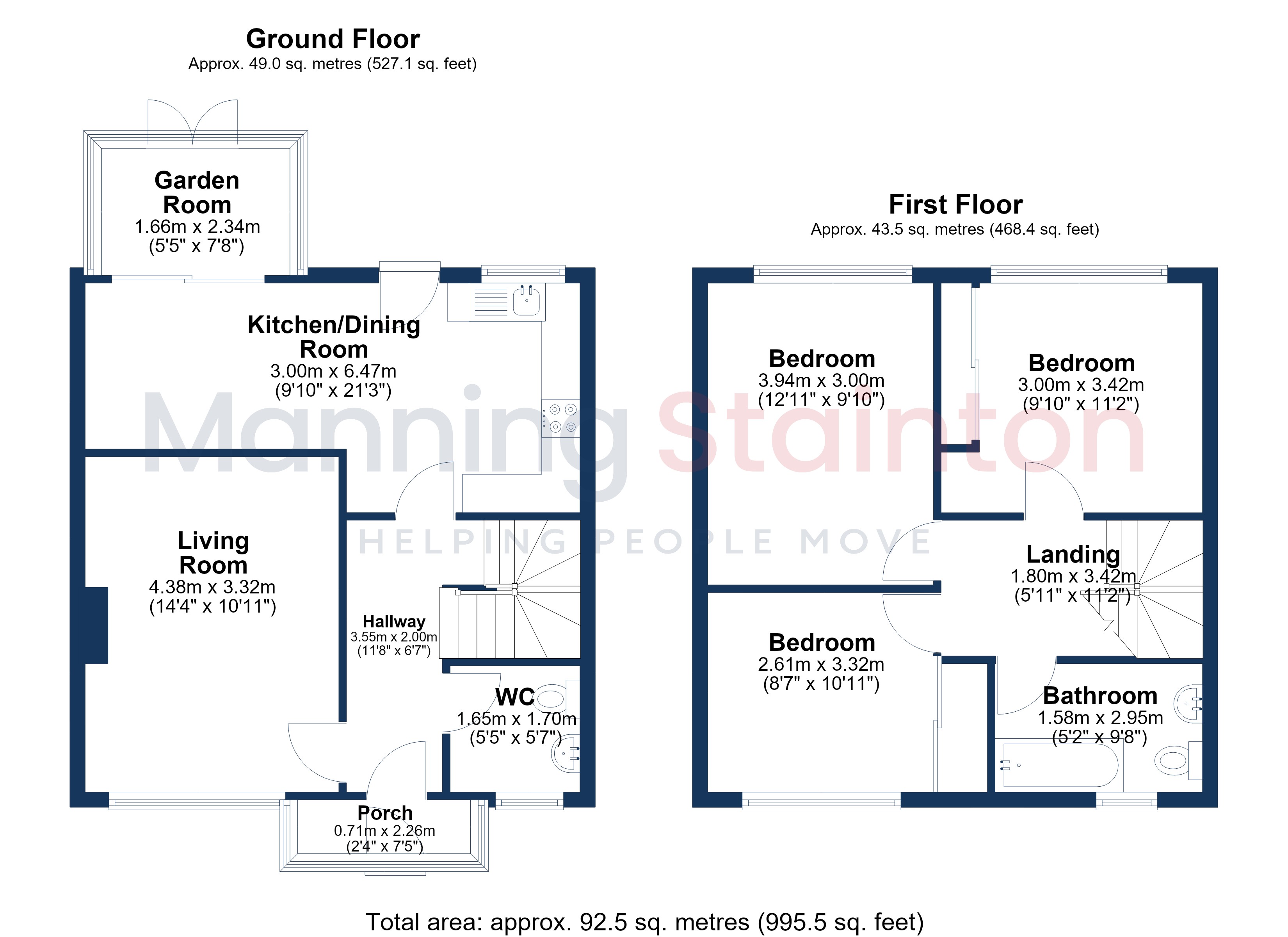 41, Hebden Approach, West Yorkshire floorplan