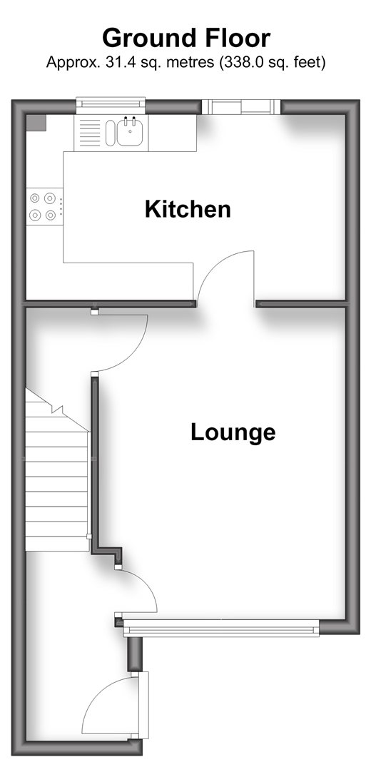 Trelawn Crescent Lords Wood, Chatham floorplan