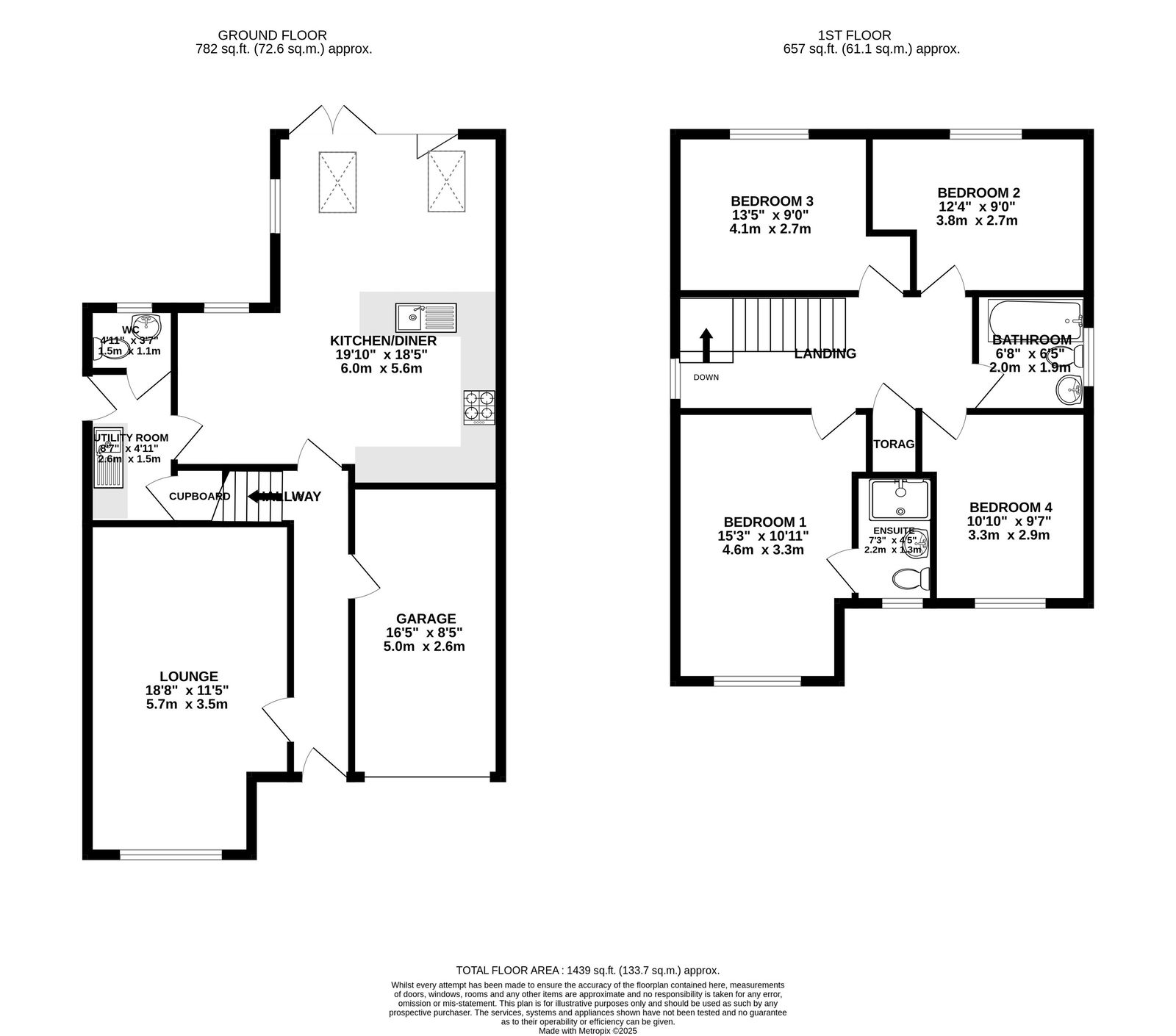 5, Elm Place, Preston floorplan
