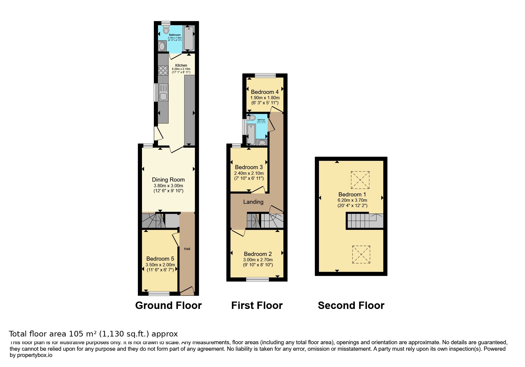 Glossop Street, Leicester floorplan
