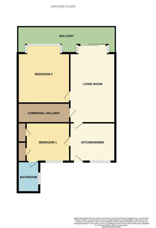67, Station Road, Conwy floorplan