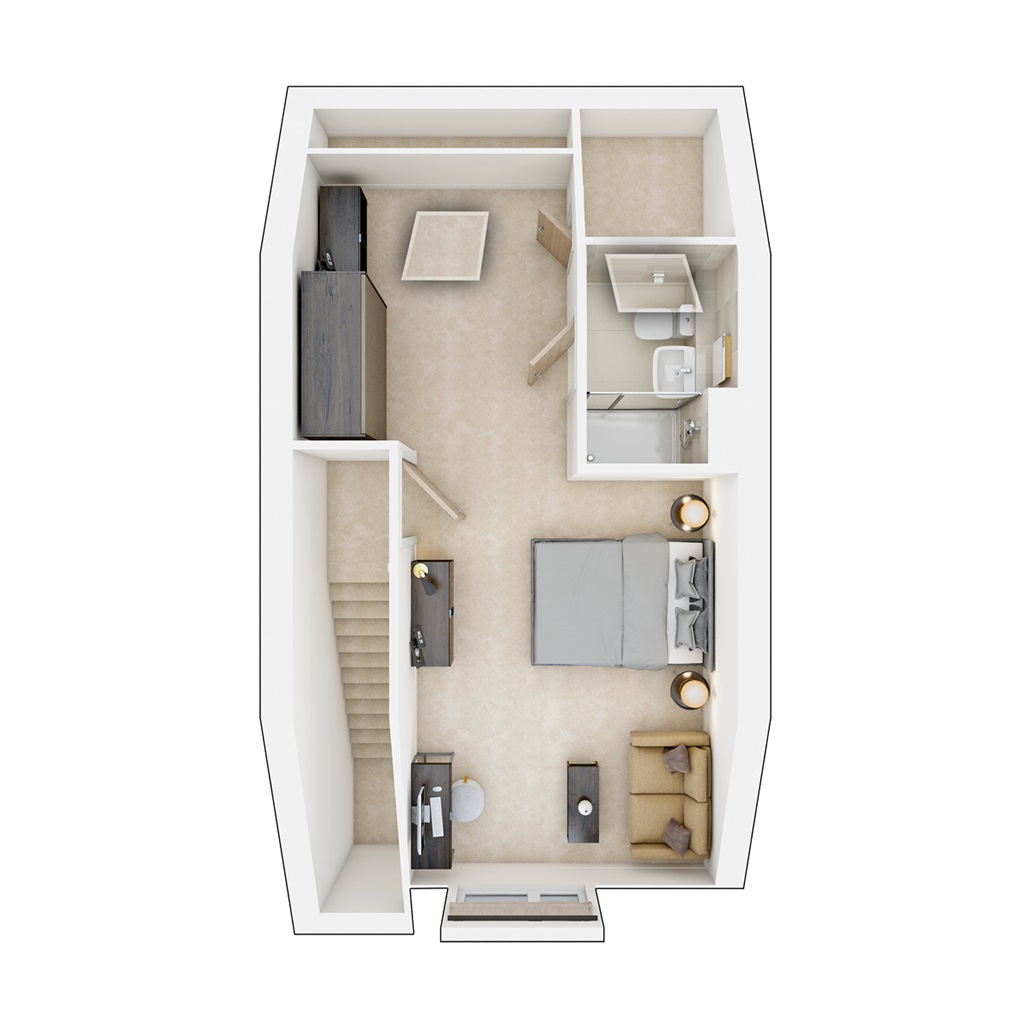 The Harrton - Plot 62, Little Furze Place, Gosforth Lane, Watford floorplan