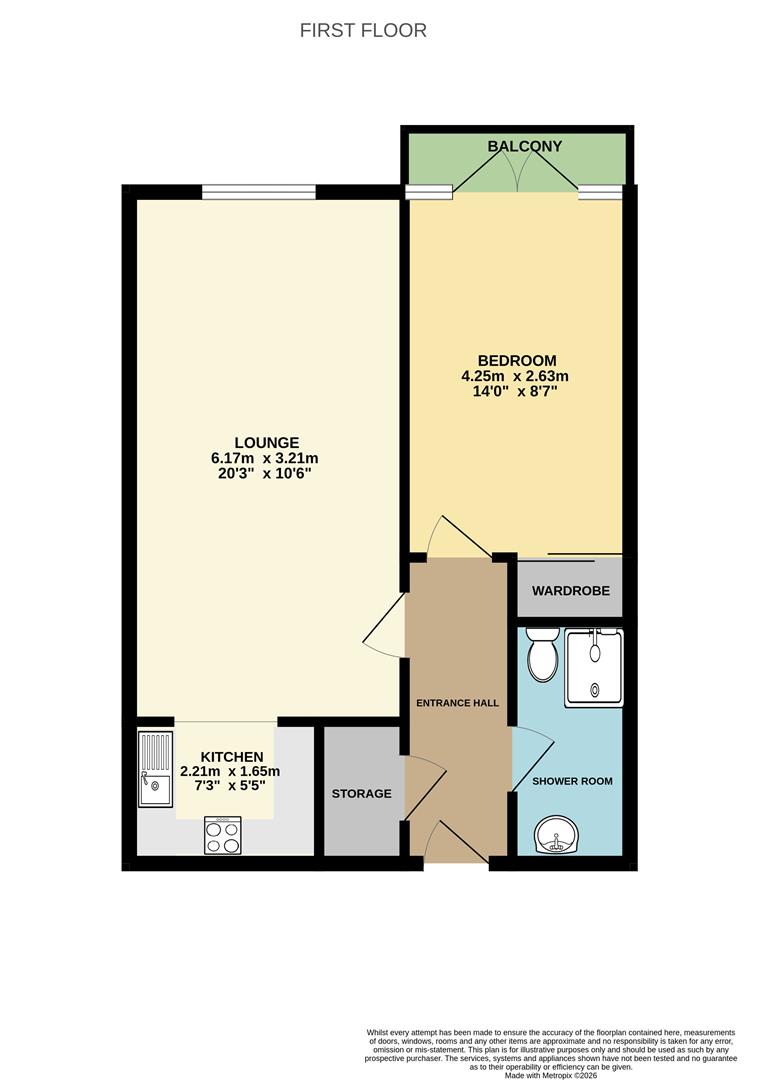 22 Edwards Court, Turners Hill, Waltham Cross floorplan