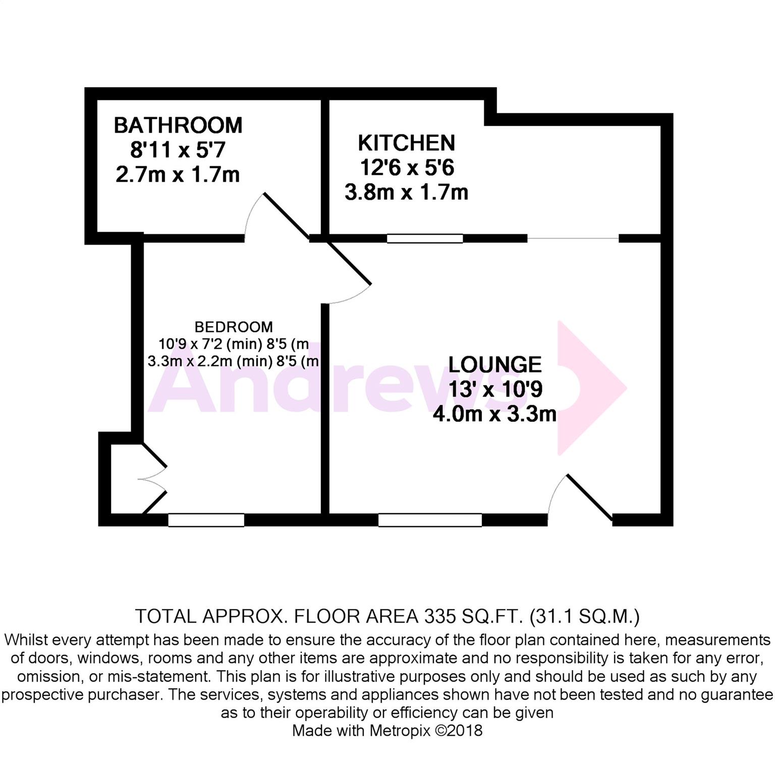 1 Bedrooms Flat to rent in Evesham Road, Cheltenham GL52