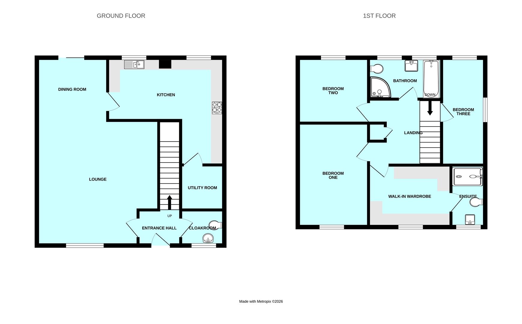 16, Kidwelly Close, Plymouth floorplan