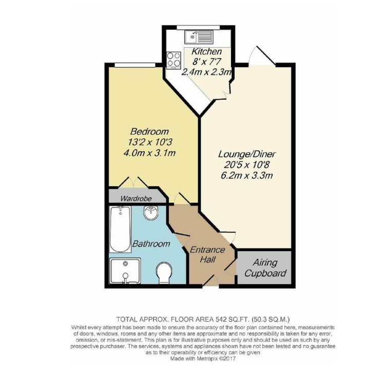 Flat 6 Highview Court, Wortley Road, Christchurch floorplan