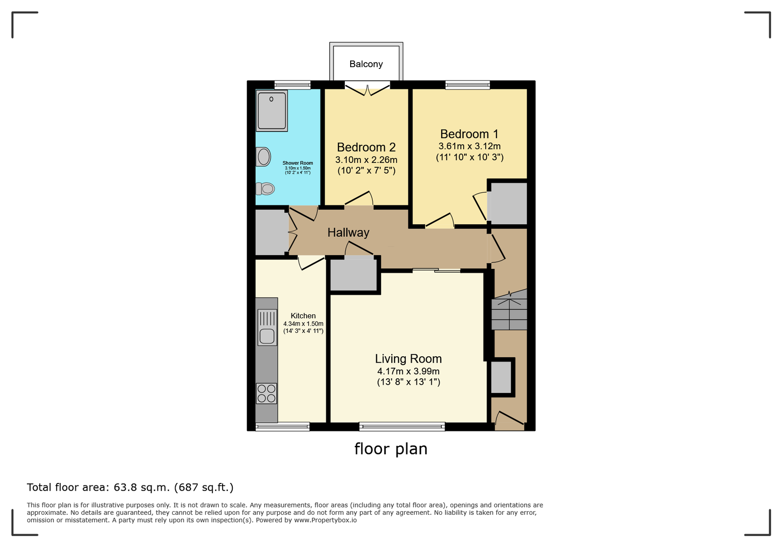 16, Heslington Court, York floorplan
