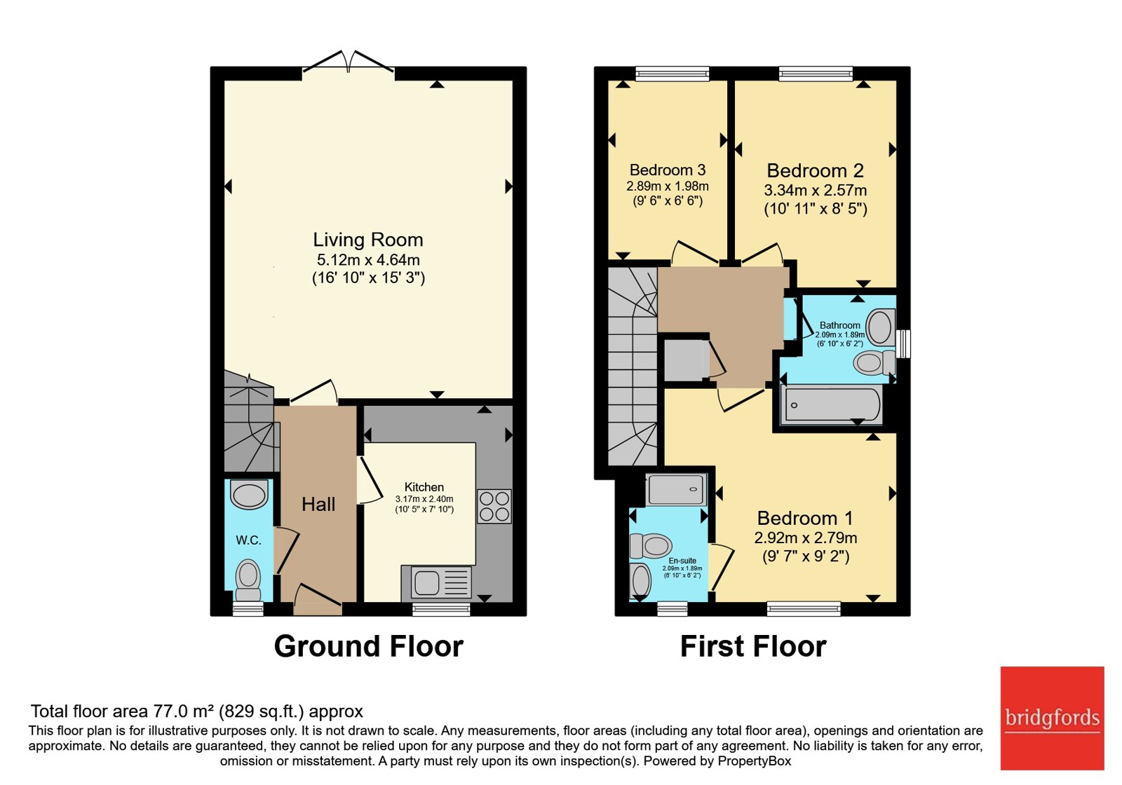 24, Manor Grove, Staffordshire floorplan