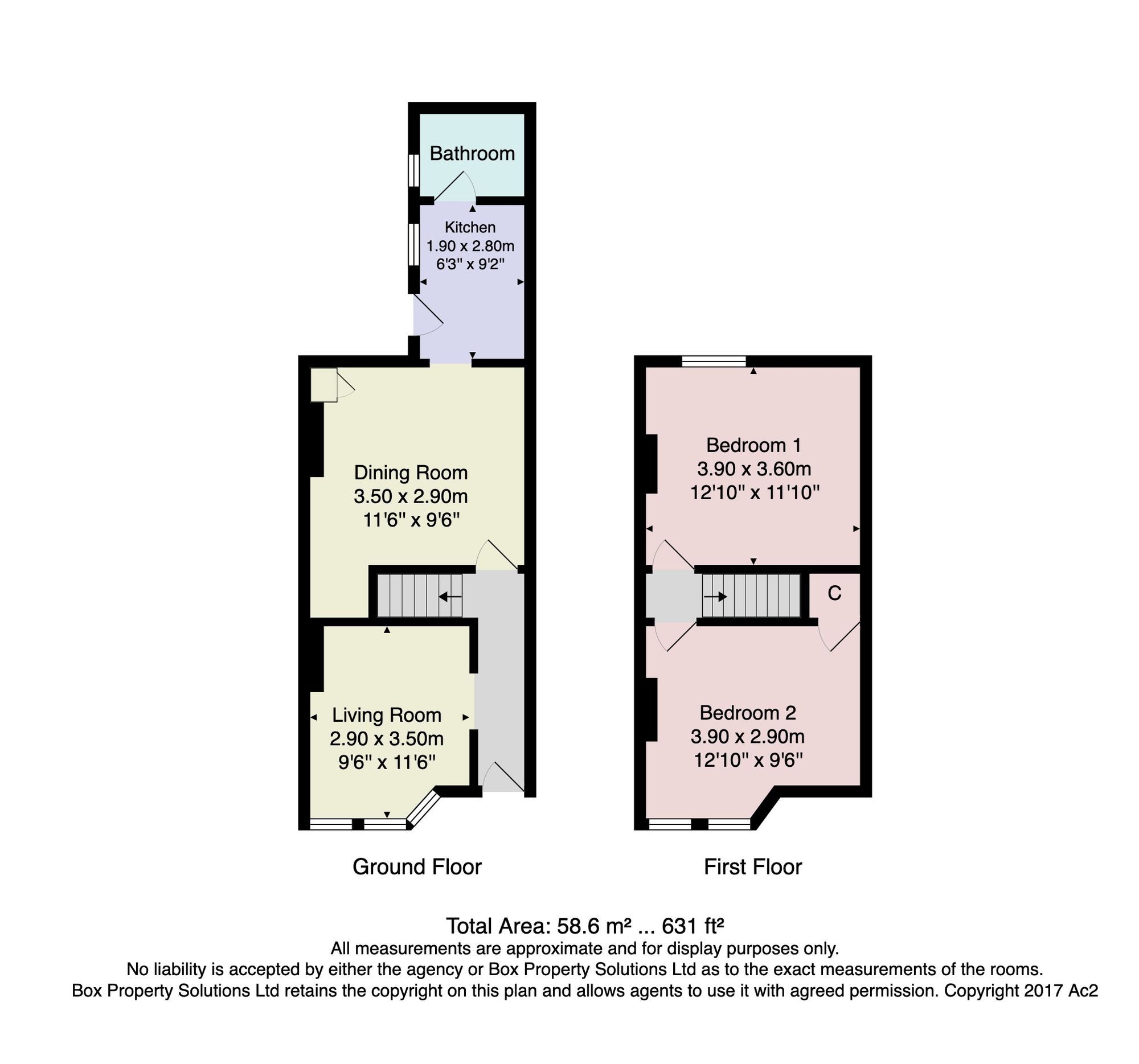 58 Regent Avenue, Harrogate floorplan