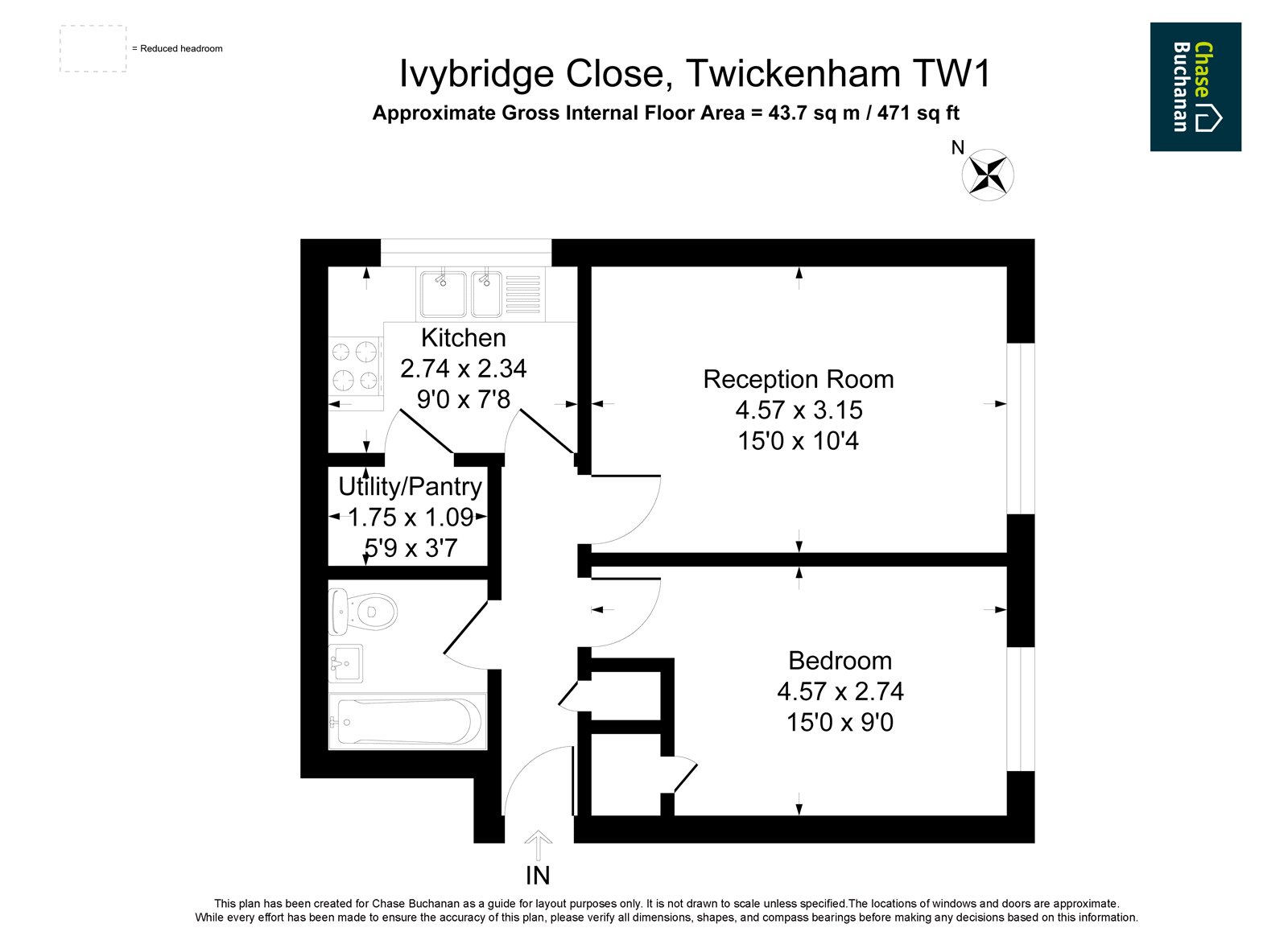 30, Ivybridge Close, Twickenham floorplan