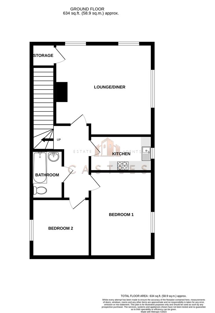 Flat 6, Boxtree Court, Castle Street, Fareham floorplan