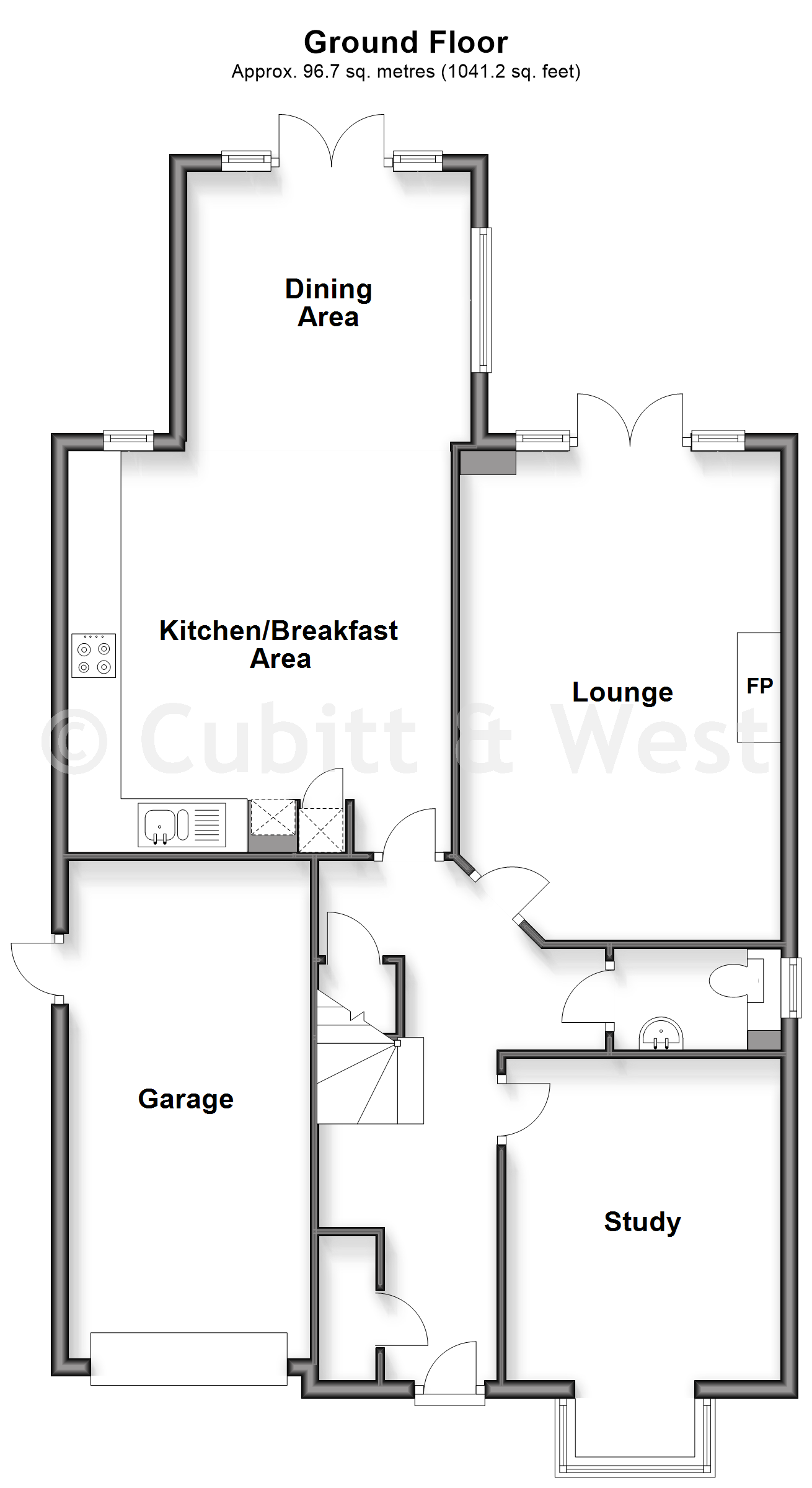19, William Gardens, Smallfield floorplan