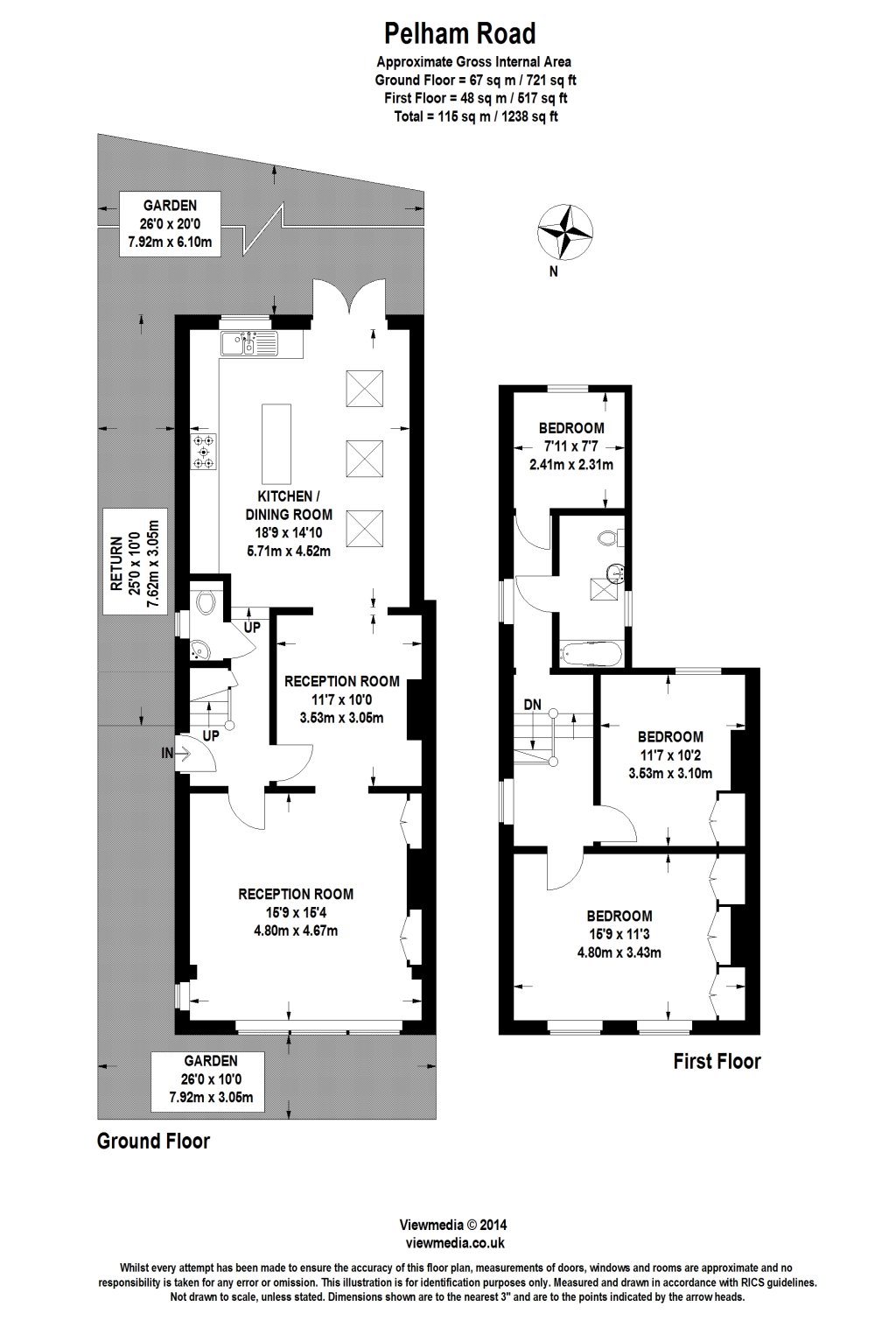 3 Bedrooms  to rent in Pelham Road, London SW19