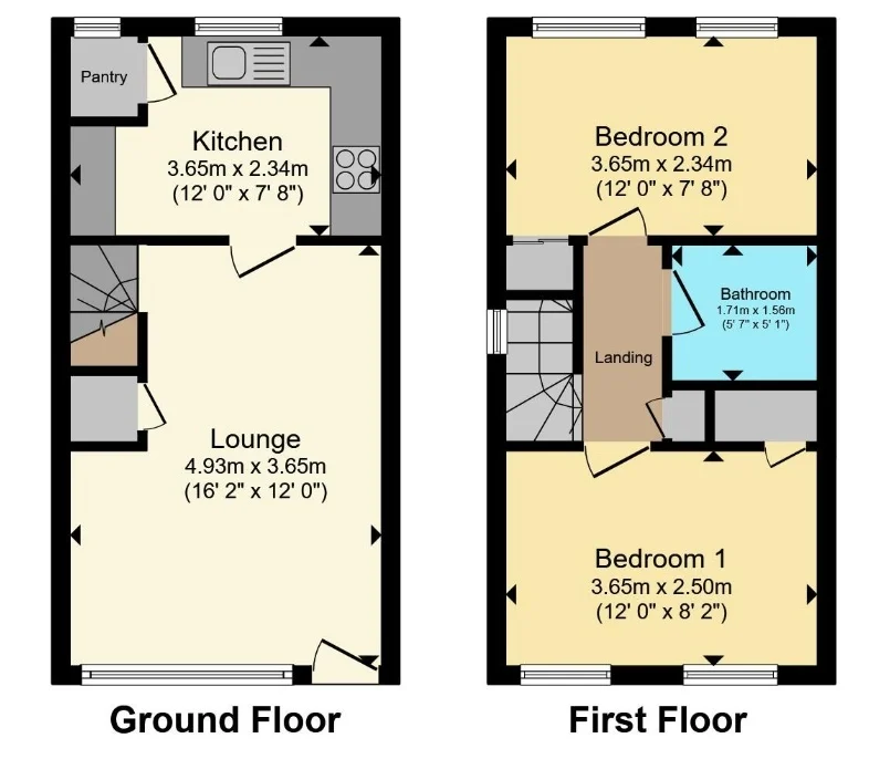 23, Vicarage Road, Bletchley floorplan