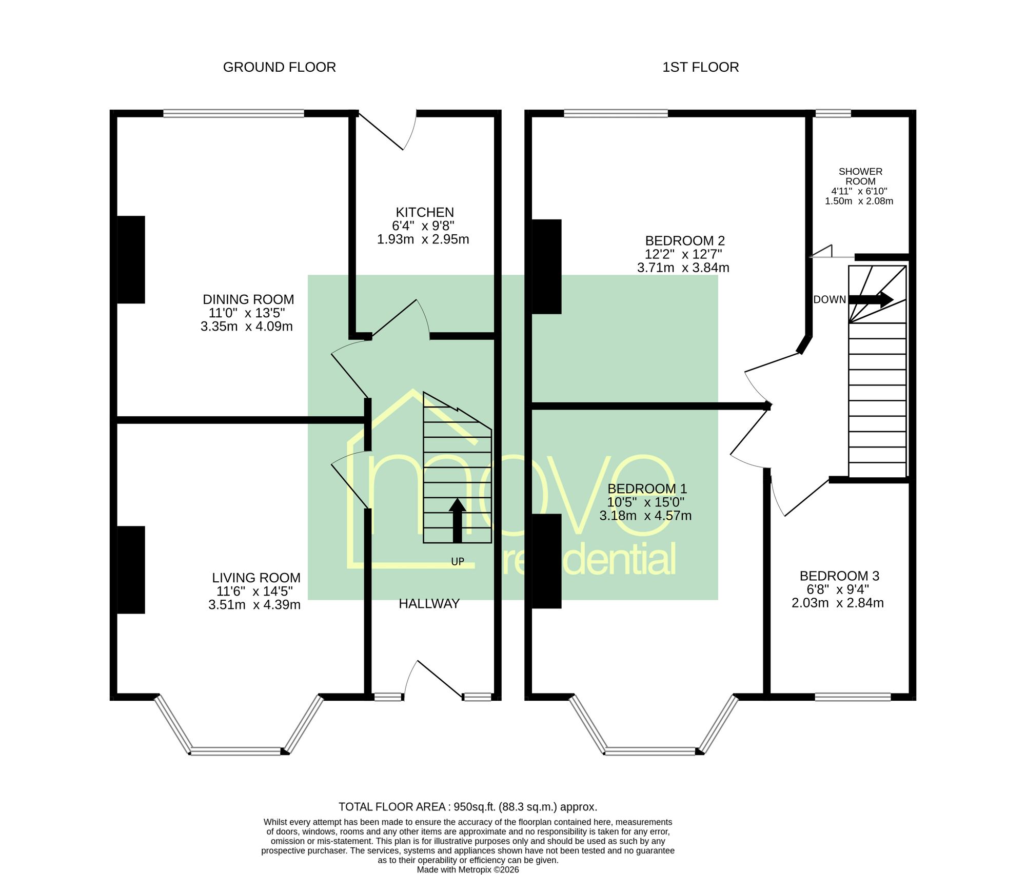 65 Bell Road, Wallasey floorplan