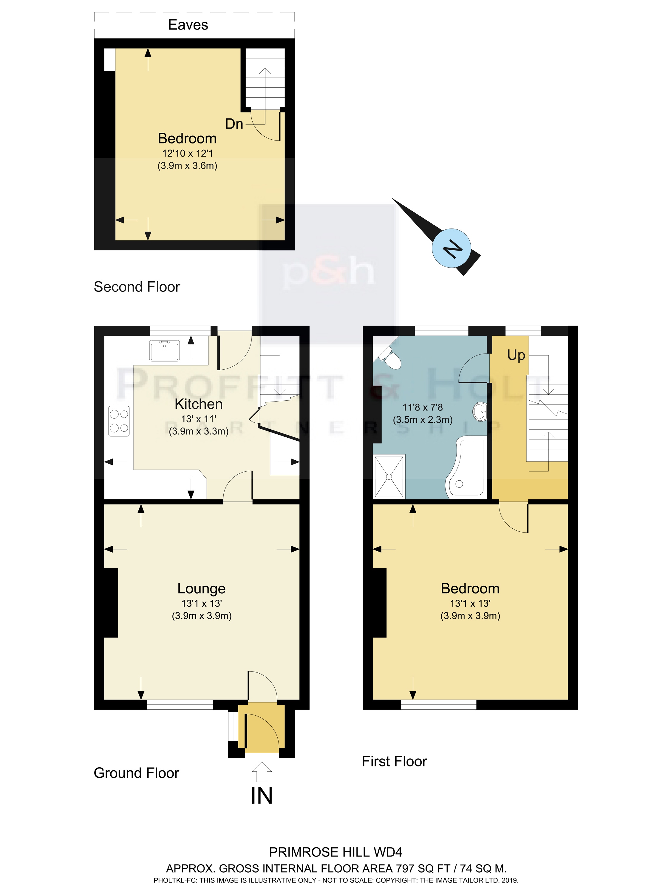 2 Bedrooms Terraced house for sale in Primrose Hill, Kings Langley WD4