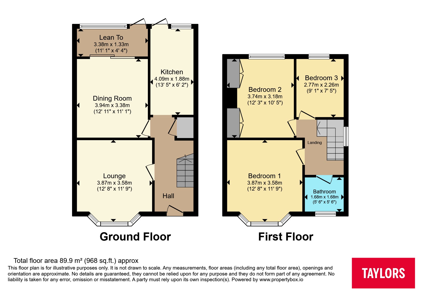 Farley Hill, Luton floorplan